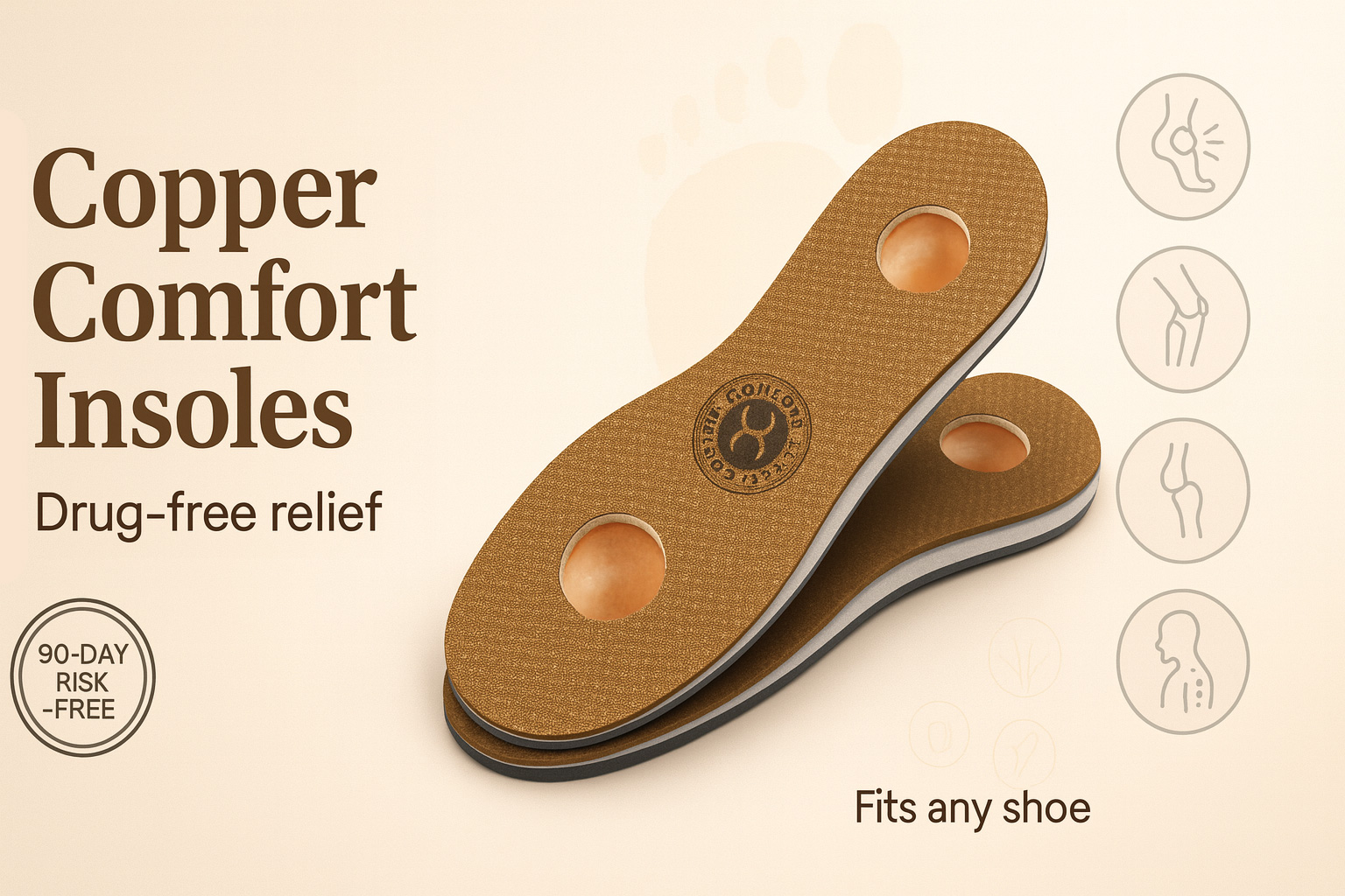 Copper Comfort Insoles hero