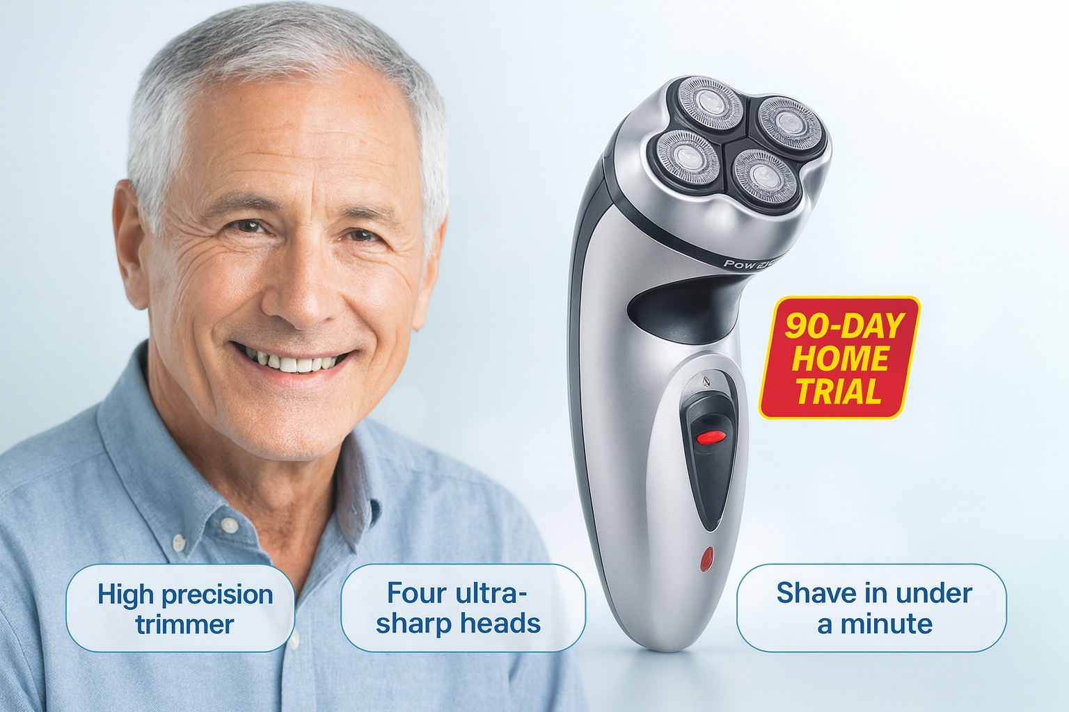 POWER4 Electric Shaver hero