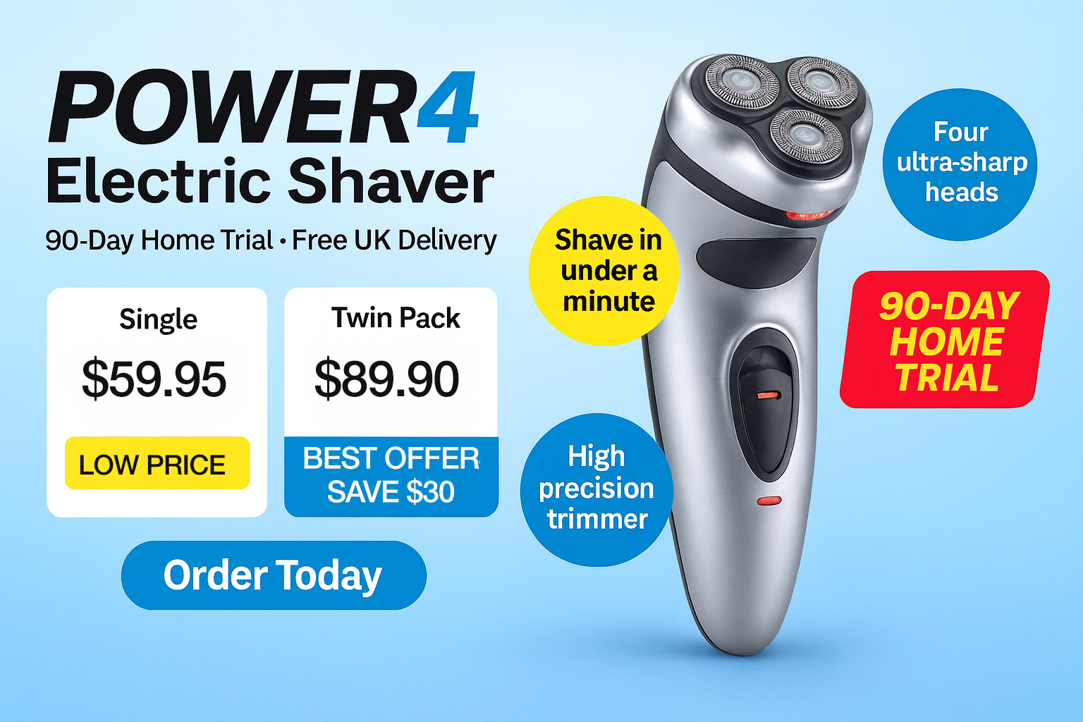 POWER4 single and twin-pack offer